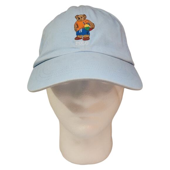 Polo Ralph Lauren Bear Hat Cap Unisex Polo Bear Rare Mascot Beach Pool - Picture 1 of 7